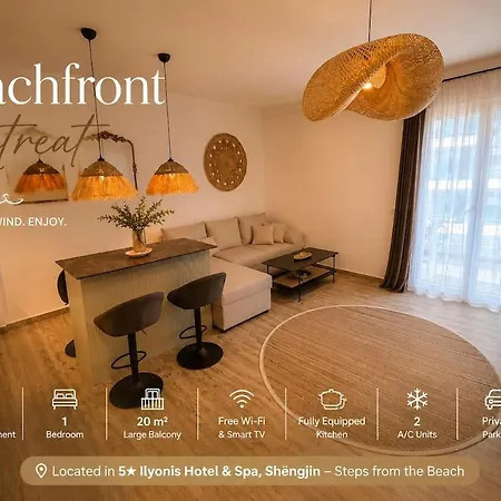 Apartment Beachfront Escape 5 Star Resort, Balcony And Parking